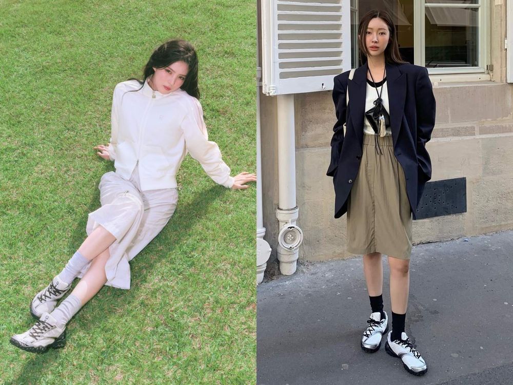 2025五雙人氣銀色球鞋推薦！Jennie、韓韶禧、IU...韓星腳上同款通通找到了！-8