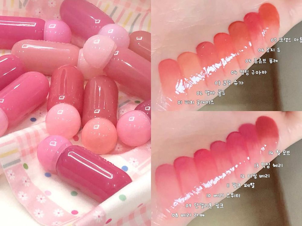 開賣立刻衝上OLIVE YOUNG第一！dasique「晨露小胖丁唇釉」絕美油膜感妝效，一抹雙唇比糖葫蘆更清澈豐潤！-9