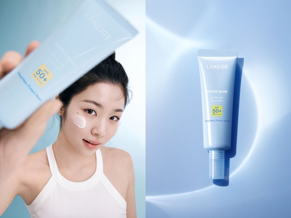 BTS Jin白皙肌膚秘密！蘭芝超輕透水感「防曬露」-4.5℃夏日涼感防曬，降溫超有感！-3