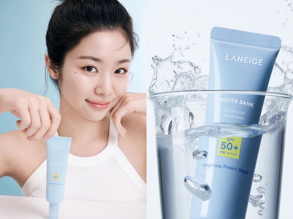 BTS Jin白皙肌膚秘密！蘭芝超輕透水感「防曬露」-4.5℃夏日涼感防曬，降溫超有感！-4