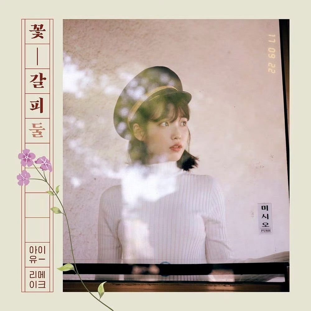 IU攜翻唱專輯《花書籤3》5月27日回歸！睽違8年再現經典，概念照完全復刻原唱專輯封面掀熱議！-3