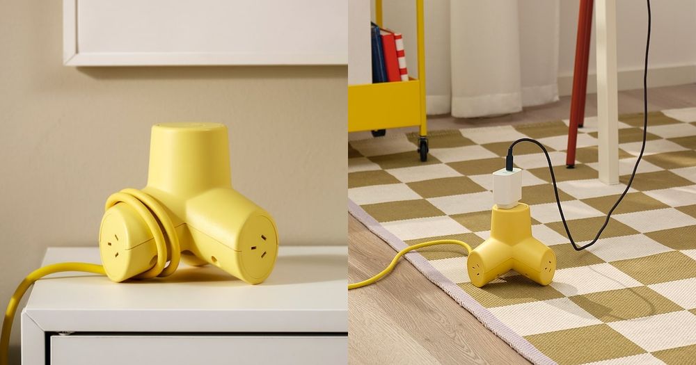 社群大爆紅IKEA「消波塊延長線」台灣也買得到了！超可愛嫩黃色+立體造型Q翻天、快手刀買回家！-1