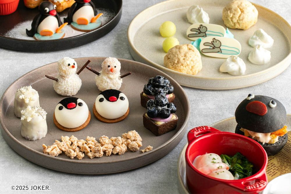 2025日本旅遊必吃「企鵝家族」聯名下午茶！Pingu小漢堡、Pinga奶酪慕斯可愛到捨不得吃！-6