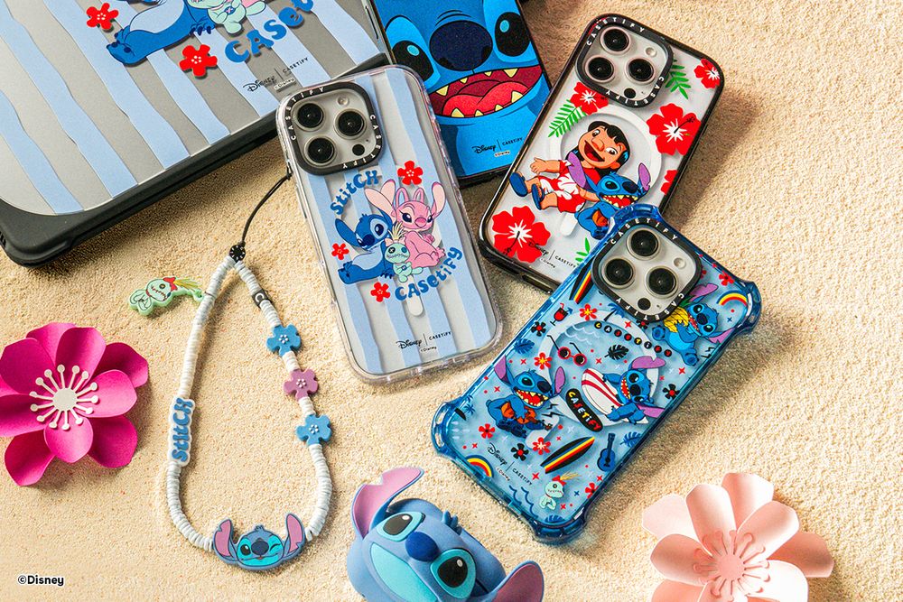 藍色小怪獸入侵CASETiFY！聯手《史迪奇》推出「大頭手機殼、耳機套」每一款都可愛到瘋掉！-2