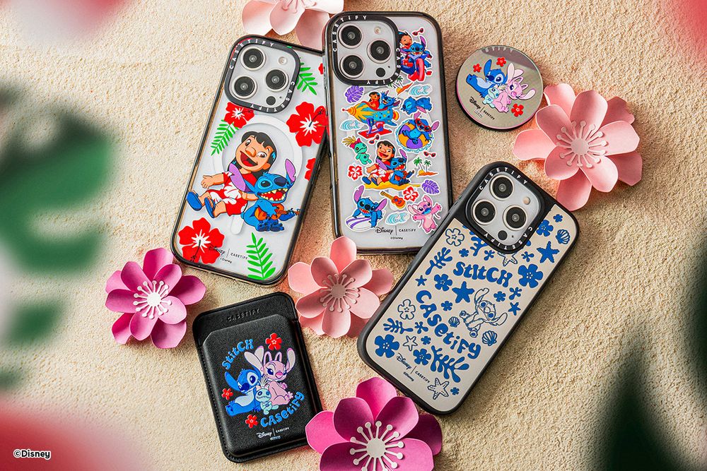 藍色小怪獸入侵CASETiFY！聯手《史迪奇》推出「大頭手機殼、耳機套」每一款都可愛到瘋掉！-4
