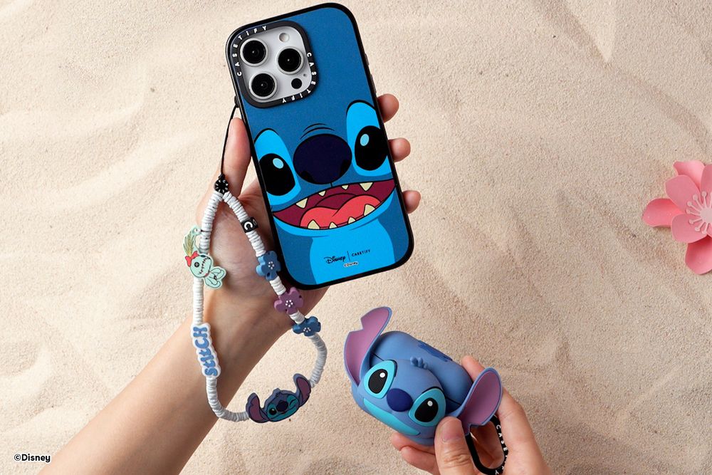 藍色小怪獸入侵CASETiFY！聯手《史迪奇》推出「大頭手機殼、耳機套」每一款都可愛到瘋掉！-3