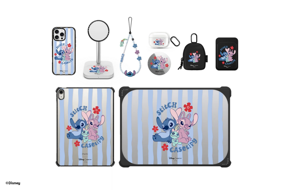 藍色小怪獸入侵CASETiFY！聯手《史迪奇》推出「大頭手機殼、耳機套」每一款都可愛到瘋掉！-9