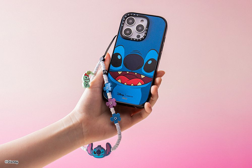 藍色小怪獸入侵CASETiFY！聯手《史迪奇》推出「大頭手機殼、耳機套」每一款都可愛到瘋掉！-10
