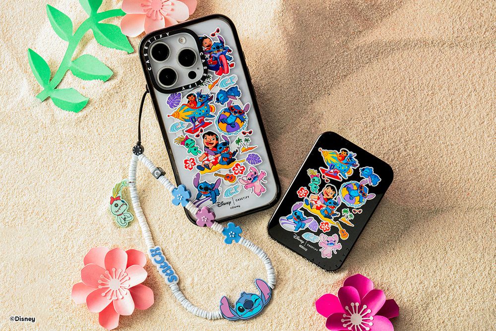 藍色小怪獸入侵CASETiFY！聯手《史迪奇》推出「大頭手機殼、耳機套」每一款都可愛到瘋掉！-11