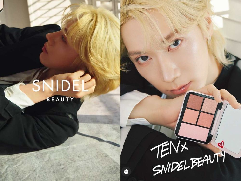 NCT TEN上任SNIDEL BEAUTY全新品牌大使！夢幻聯動限量套組，買同款彩妝送「未曝光」照片貼紙！-4