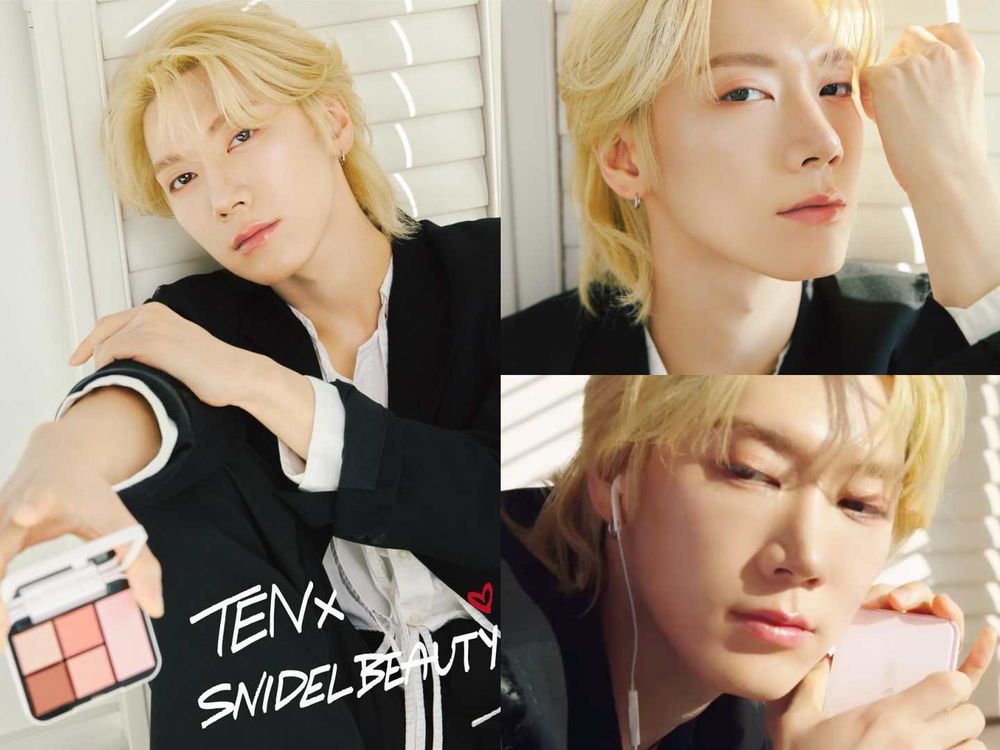 NCT TEN上任SNIDEL BEAUTY全新品牌大使！夢幻聯動限量套組，買同款彩妝送「未曝光」照片貼紙！-2
