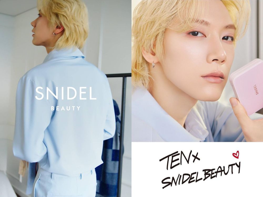 NCT TEN上任SNIDEL BEAUTY全新品牌大使！夢幻聯動限量套組，買同款彩妝送「未曝光」照片貼紙！-5