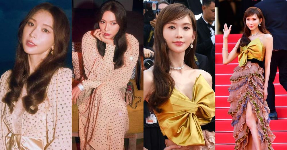 真的是台灣第一名模！林志玲坎城影展連換三套VALENTINO！這美貌身材50歲誰敢信！-1