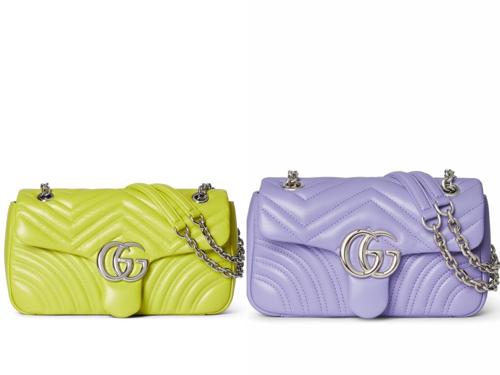 GUCCI 2025夏季上新！包王GG Marmont回歸「氣泡藍、奶油粉」超美、藤編包是預爆款！-10