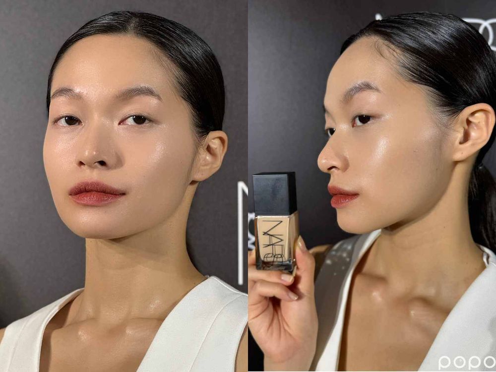 女生第一款「人生粉底液」！雅詩蘭黛粉持久、植村秀小方瓶、NARS小光瓶...，專櫃底妝入門精選TOP8、照著買不踩雷！-2