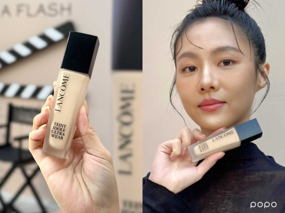 女生第一款「人生粉底液」！雅詩蘭黛粉持久、植村秀小方瓶、NARS小光瓶...，專櫃底妝入門精選TOP8、照著買不踩雷！-4