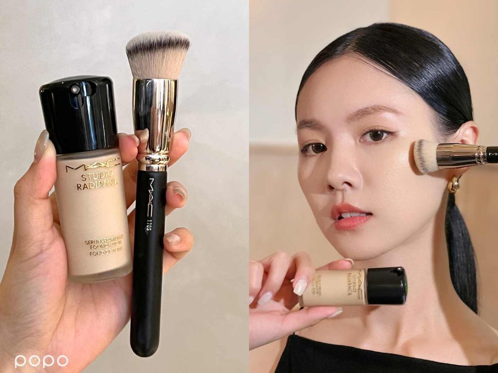 女生第一款「人生粉底液」！雅詩蘭黛粉持久、植村秀小方瓶、NARS小光瓶...，專櫃底妝入門精選TOP8、照著買不踩雷！-5