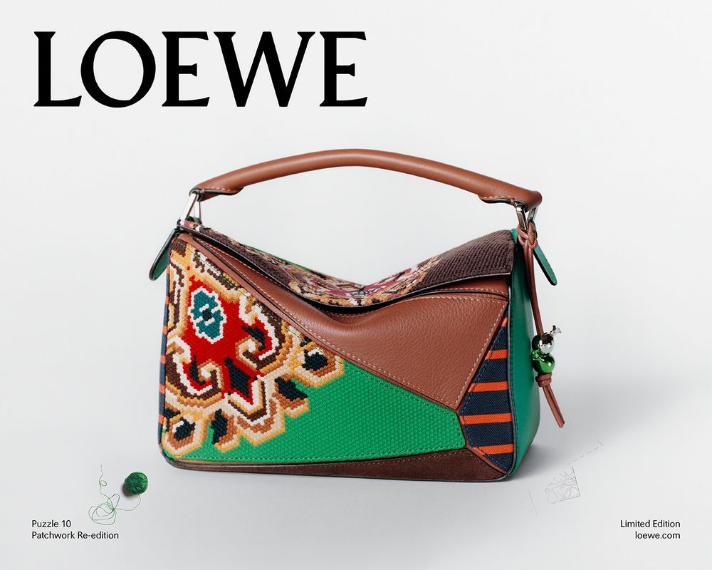 LOEWE經典包王Puzzle十周年了！推出限定版拼圖包、台北期間空間，資深鐵粉必朝聖！-5