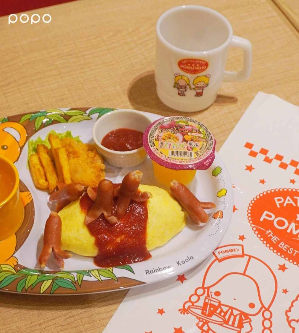 日妞超愛「ポムの樹 蘋果樹蛋包飯」插旗南港LaLaport！巨無霸蛋包飯比臉還大、必點菜單一次看！-4