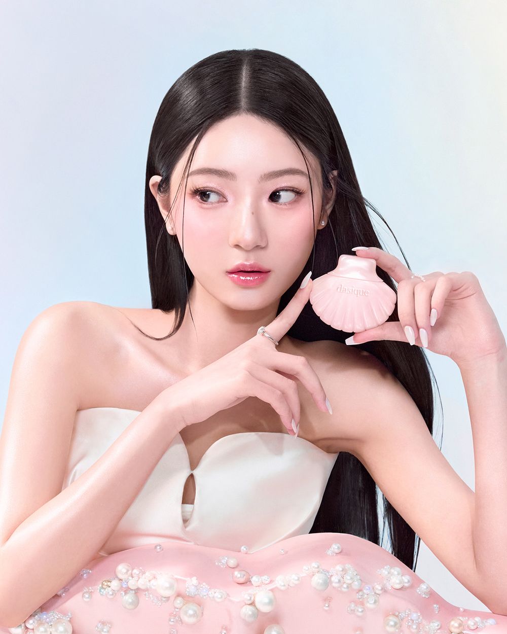 dasique美人魚貝殼限量彩妝唯美上市！9色閃耀亮片眼影盤、白皙紅嫩飾底乳、貝殼打亮盤...，一抹瞬間肌膚美成光！-9