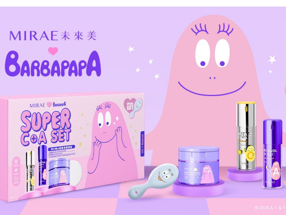 宋慧喬同款保養推限量聯名！未來美×泡泡先生「早C晚A保養禮盒」雙C美白精華、超級A醇精華進階版、煥膚亮白棉片，一次擁有！-3
