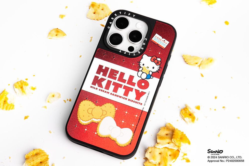 Kitty粉直接破防！CASETiFY爆萌整隻Hello Kitty手機殼、御飯糰耳機殼...快被可愛死！-6