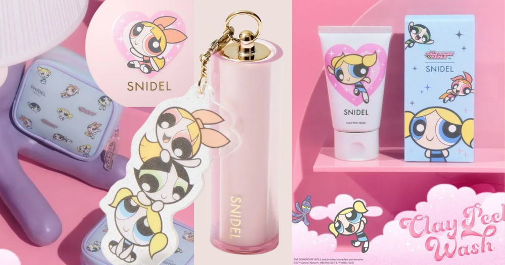 SNIDEL攜手飛天小女警推出聯名彩妝！嘟嘟潤唇膏吊飾、實用大地色眼影盤、少女風腮紅...，超犯規夢幻連動！-1