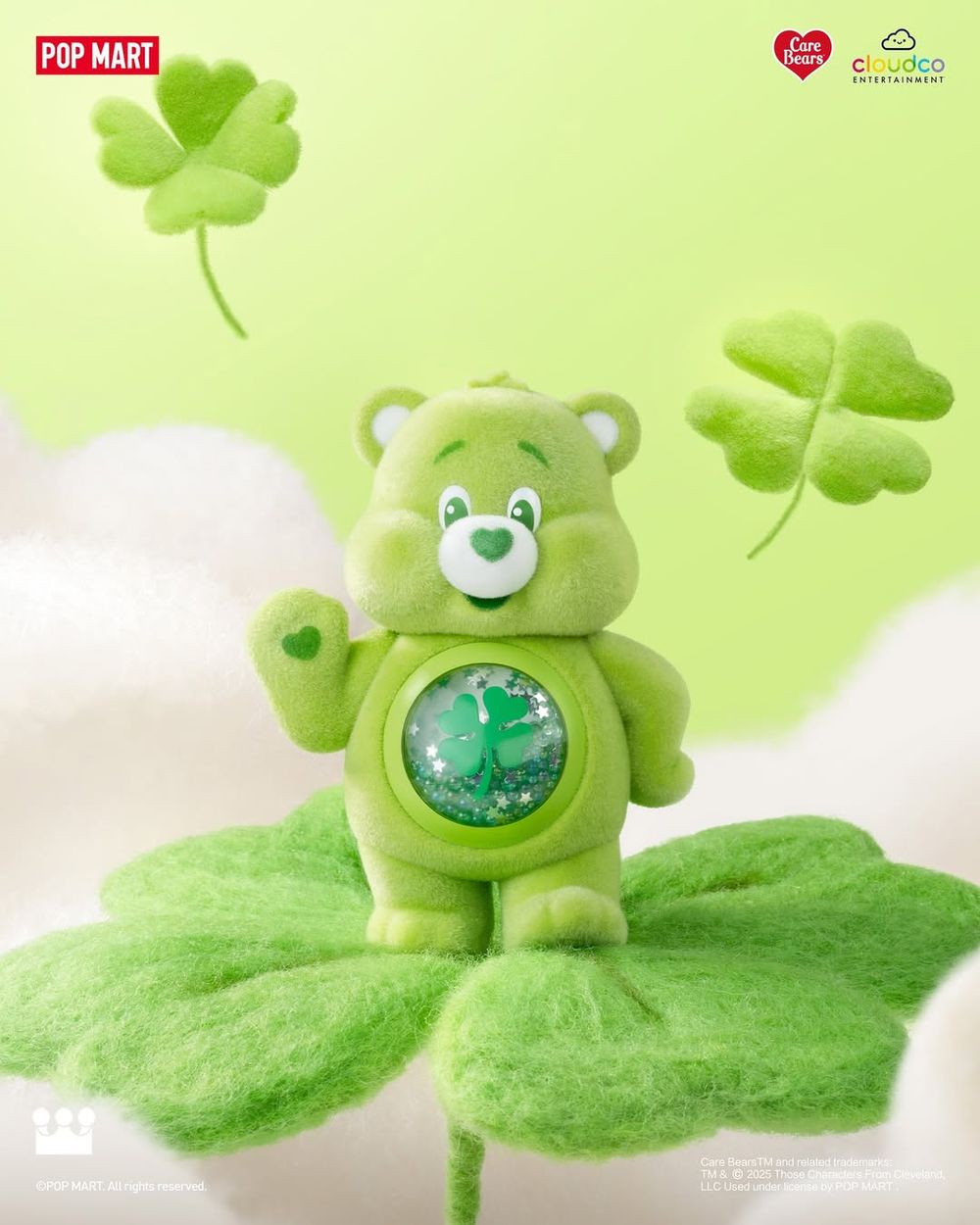 泡泡瑪特跟Care Bears聯名了！10款Q翻彩虹熊公仔全都想帶回家、肚肚還有亮片流沙太精緻！-12