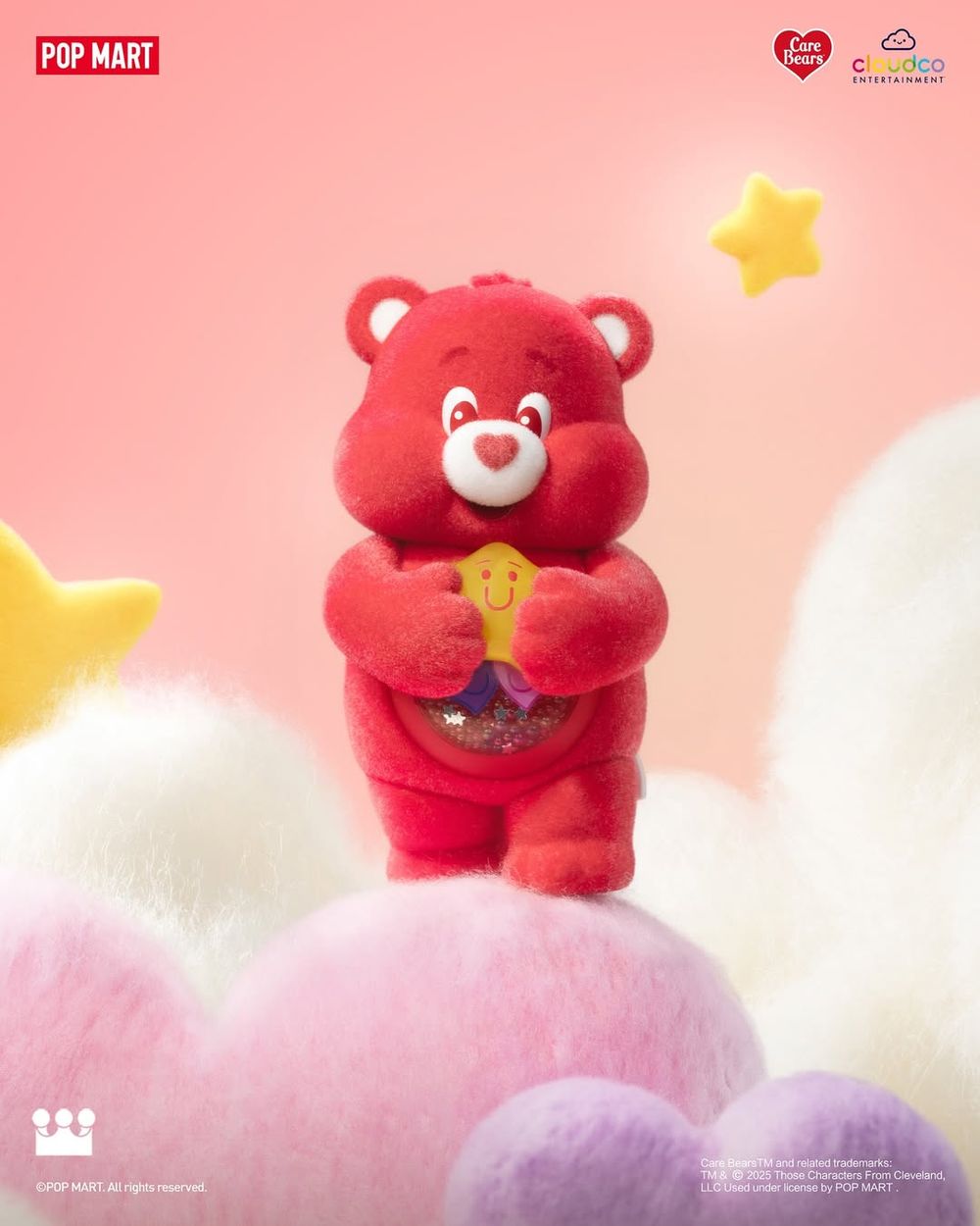 泡泡瑪特跟Care Bears聯名了！10款Q翻彩虹熊公仔全都想帶回家、肚肚還有亮片流沙太精緻！-4