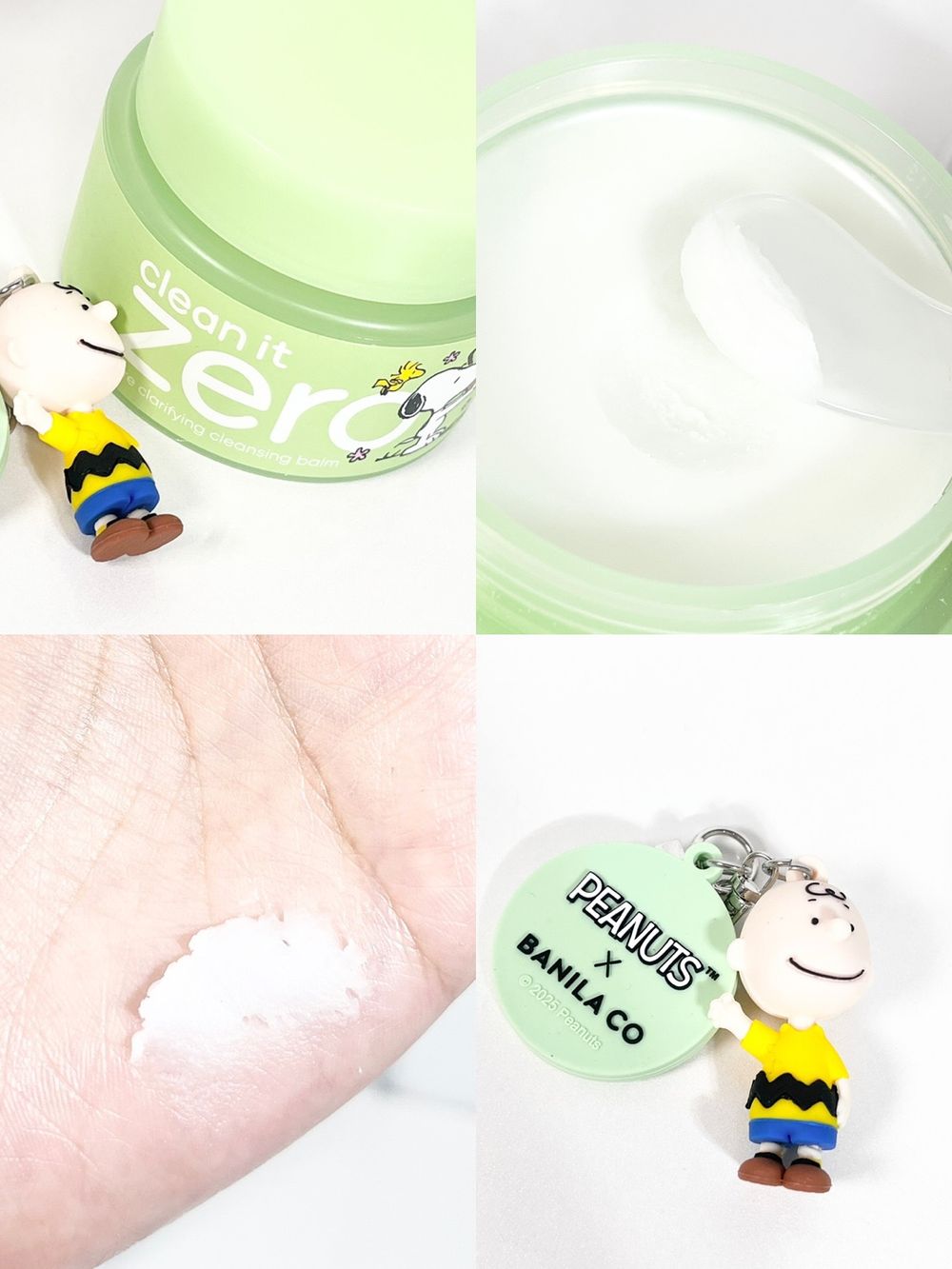 最強美妝聯名登場！BANILA CO「國民卸妝膏」穿上Snoopy外殼，史努比隨身鏡掛飾只在OLIVE YOUNG獨賣！-6