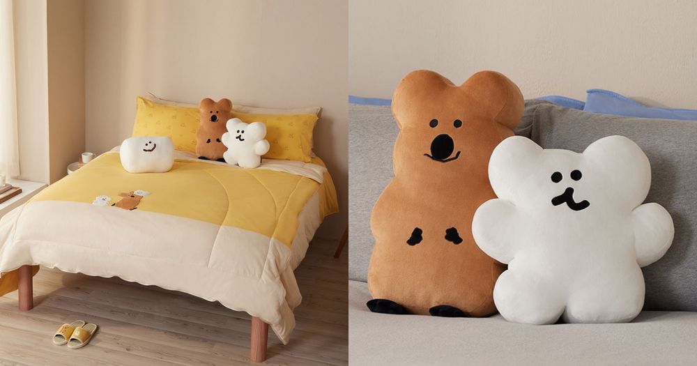 矮袋鼠粉絲瘋掉！DINOTAENG聯名居家用品台灣就買得到、QUOKKA床包&BOBO抱枕全都想買！-1