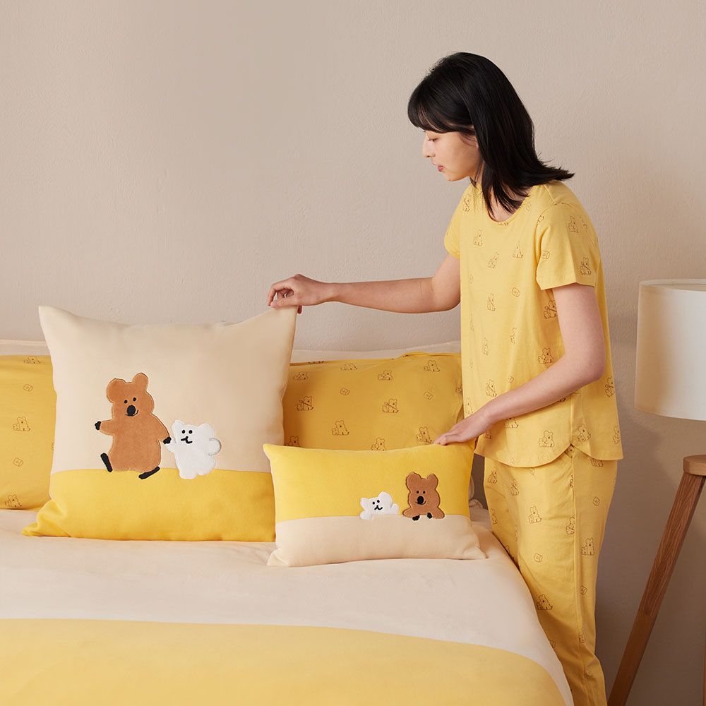 矮袋鼠粉絲瘋掉！DINOTAENG聯名居家用品台灣就買得到、QUOKKA床包&BOBO抱枕全都想買！-12