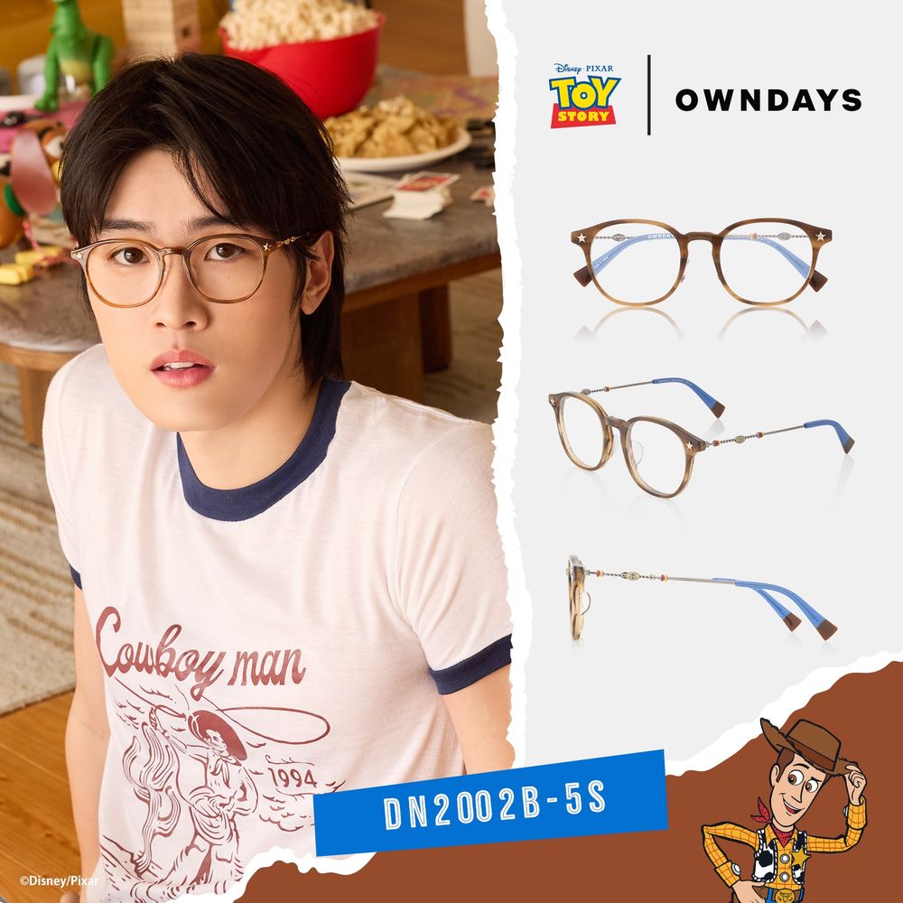 OWNDAYS聯手《玩具總動員》推出12款眼鏡！熊抱哥、三眼怪全都有、胡迪眼鏡盒不能錯過！-3