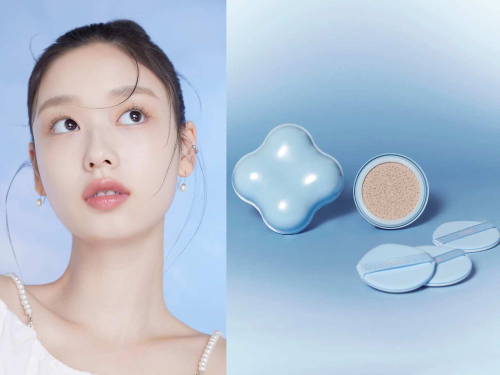 RIIZE全團愛用底妝揭曉！ETUDE「雲朵氣墊」特調藍色粉末、一拍透亮貼膚，韓妞最愛不脫妝原生水霧肌！-2