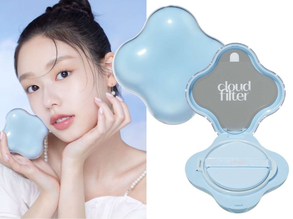 RIIZE全團愛用底妝揭曉！ETUDE「雲朵氣墊」特調藍色粉末、一拍透亮貼膚，韓妞最愛不脫妝原生水霧肌！-6