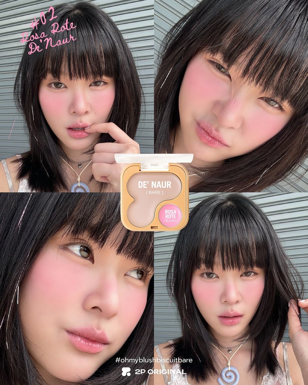 泰國小眾美妝2P Original推超萌「餅乾雙色腮紅霜」，超軟嫩奶霜質地「烘焙」出夢幻氛圍感妝容！-6