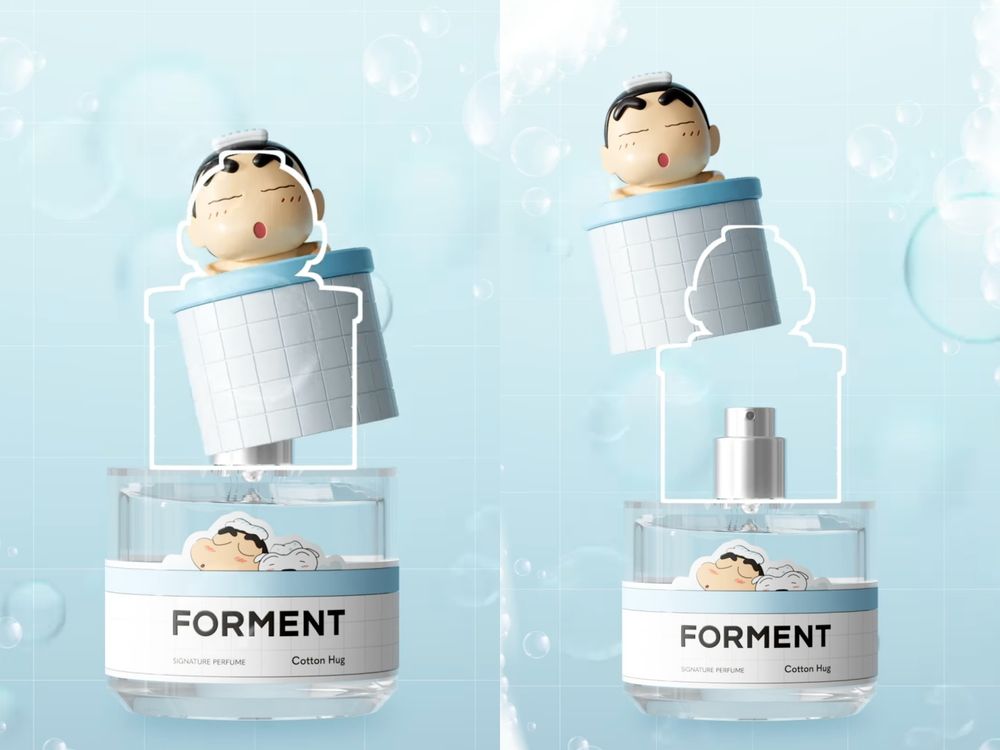 蠟筆小新泡進香氛裡！FORMENT攜手野原新之助、小白，打造療癒泡澡香水限量聯名，散發柔軟棉花香、乾淨又舒服！-5