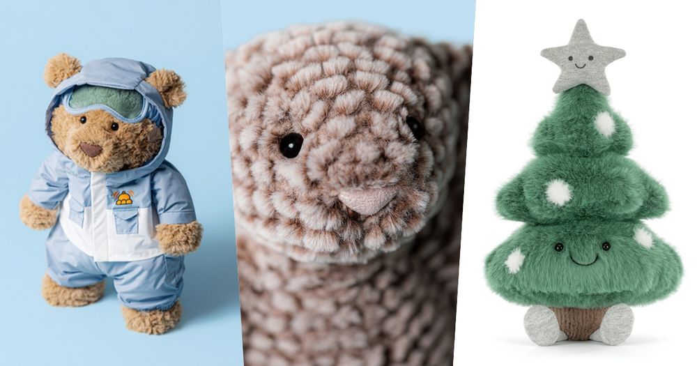 2025聖誕節限定Jellycat曝光！「穿雪衣巴賽羅熊、松果造型兔兔、聖誕樹玩偶」這天軟萌開賣！-1