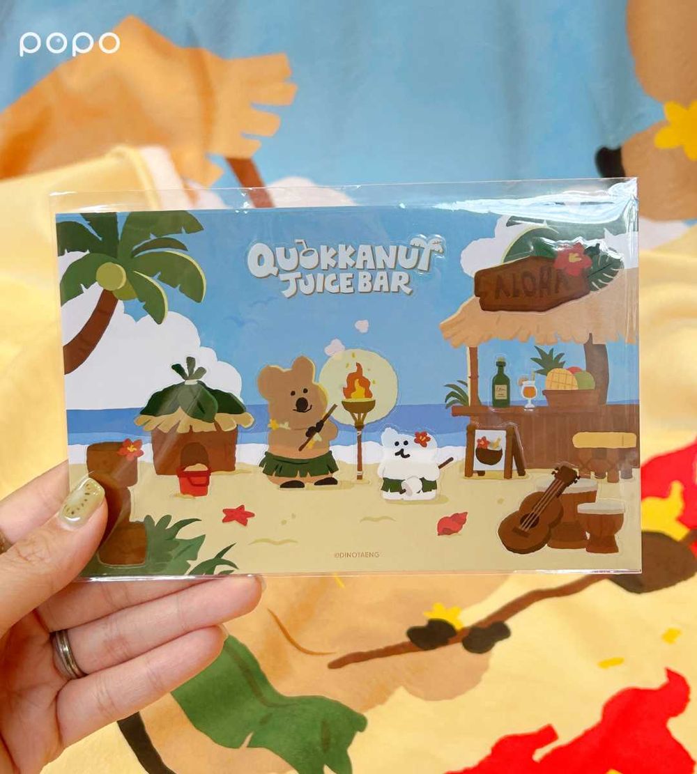 爭鮮跟DINOTAENG聯名了！萌炸「夏威夷風QUOKKA抱枕、絨毛零錢包」必買，還有限定店裝要拍！-11