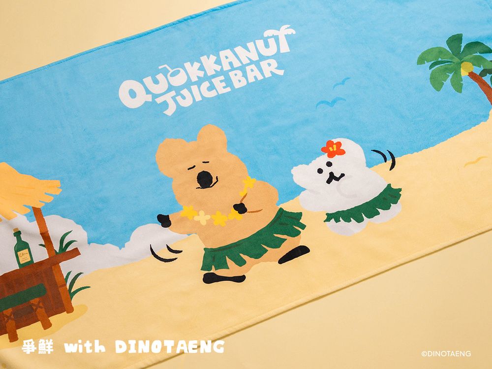 爭鮮跟DINOTAENG聯名了！萌炸「夏威夷風QUOKKA抱枕、絨毛零錢包」必買，還有限定店裝要拍！-18