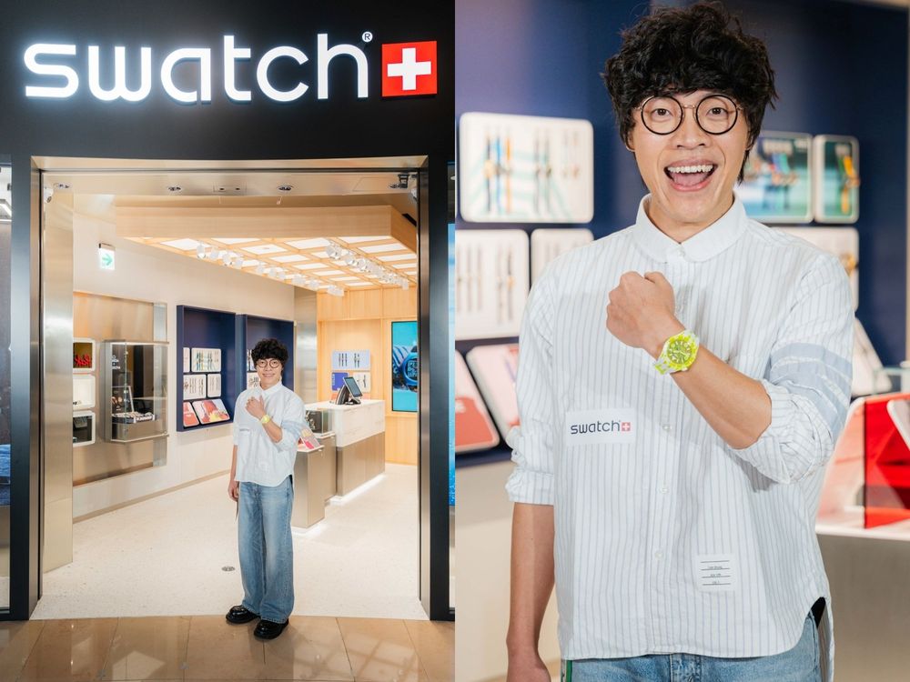 SWATCH空降台北101「黃金位置」！隱藏必買2大寶藏手錶出爐、盧廣仲也超愛！-7