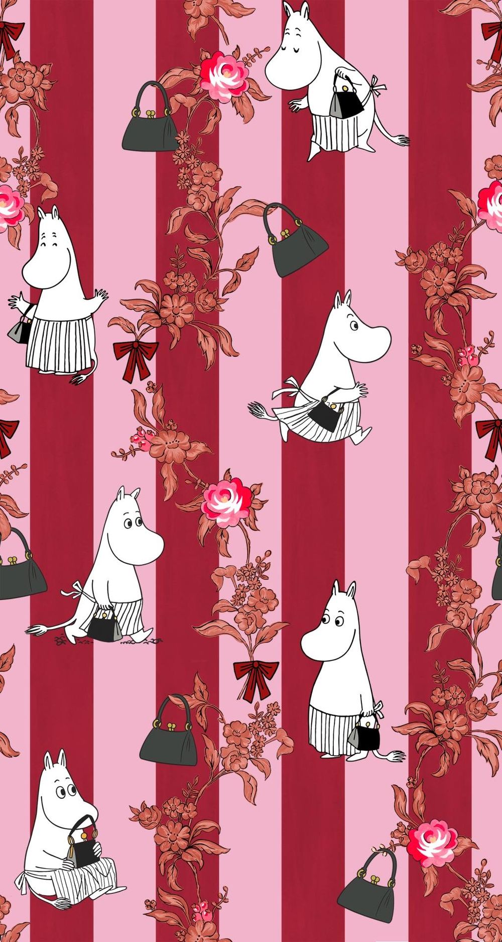 Cath Kidston真的很會聯名！姆明家族「嚕嚕米托特包、票夾、短夾」通通超可愛！-11