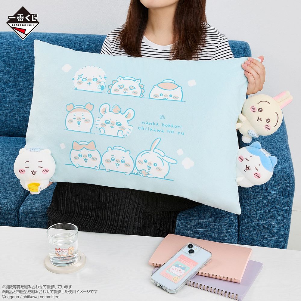 日妞社群暴動！吉伊卡哇最新「澡堂時光一番賞」泡澡小八抱枕、喝牛奶烏薩奇公仔可愛爆炸，這天開賣！-10