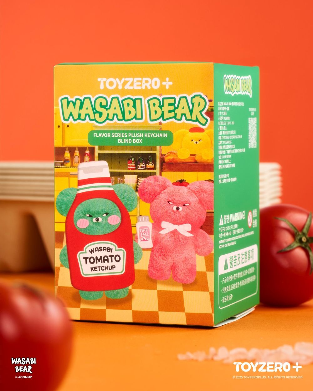 韓妞瘋搶WASABI BEAR「調味料系列」絨毛吊飾全家就買得到！跩萌「黃芥末熊、辣椒醬熊」都Q翻！-2