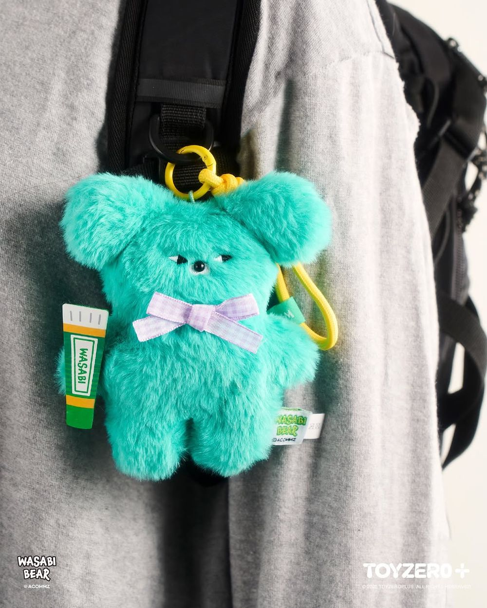 韓妞瘋搶WASABI BEAR「調味料系列」絨毛吊飾全家就買得到！跩萌「黃芥末熊、辣椒醬熊」都Q翻！-9