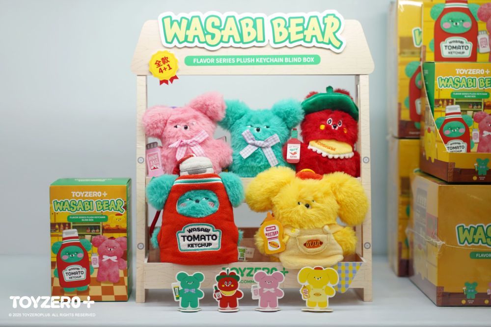 韓妞瘋搶WASABI BEAR「調味料系列」絨毛吊飾全家就買得到！跩萌「黃芥末熊、辣椒醬熊」都Q翻！-15