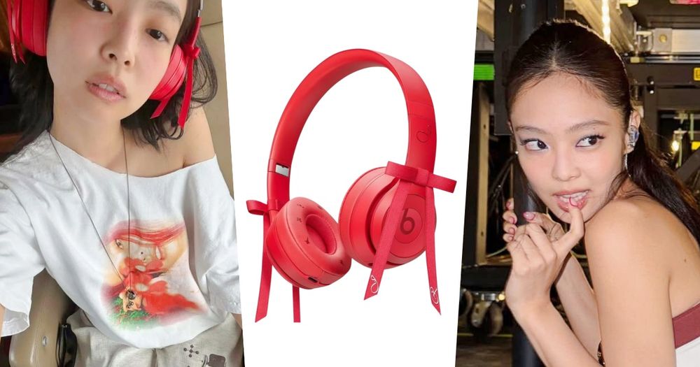 金珍妮又來搶錢！Beats×Jennie聯名「紅寶石耳罩式耳機」曝光、還有蝴蝶結設計太可愛！-1