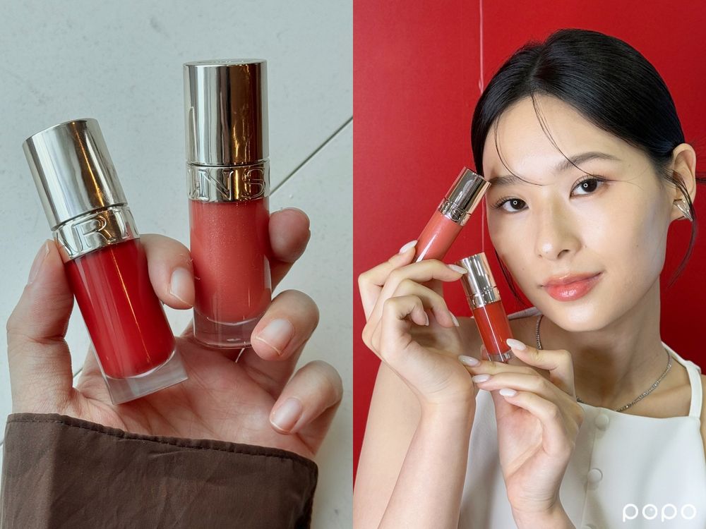 克蘭詩完美實現妝養合一！全新「蘋果光妝前乳」一抹打造原生蜜光肌，小紅書瘋搶「閃鑽蜜桃橘粉」限定美唇油、台灣也開賣！-10