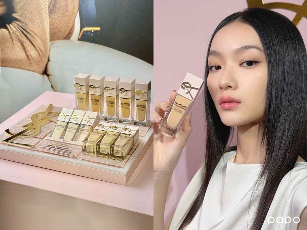 Rosé命定底妝重磅抵台！YSL粉光瓶打造「不暗沉養膚粉底」天花板，一抹細膩貼合又持妝，打造高定級裸絲光膚質！-3