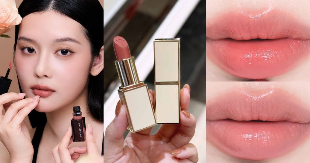 2025下半專櫃話題唇彩新品精選！TOM FORD、植村秀、PJ、克蘭詩...，Jisoo同款蜜桃裸粉唇色、一抹秒戀愛！-1